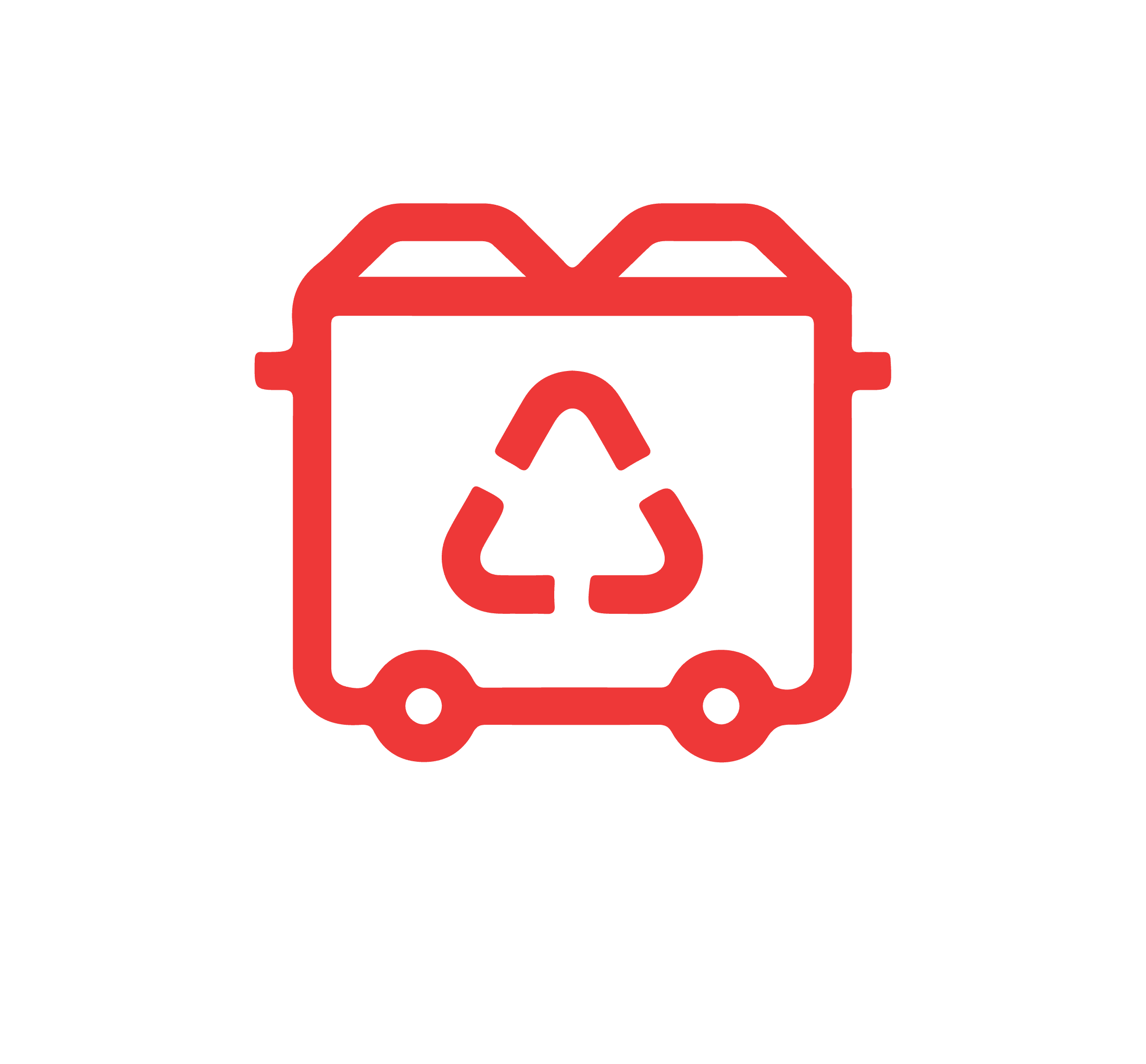 Recycling bin icon